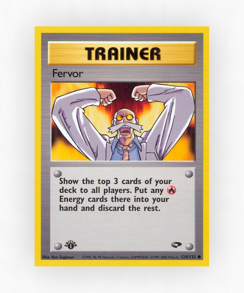 Fervor - Gym Challenge 124/132 (Unlimited Non-Holo)