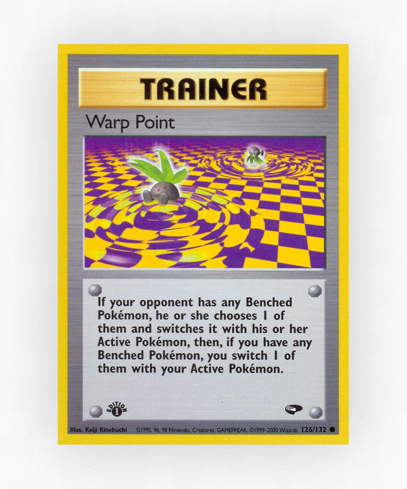 Warp Point - Gym Challenge 126/132 (1st Edition Non-Holo)