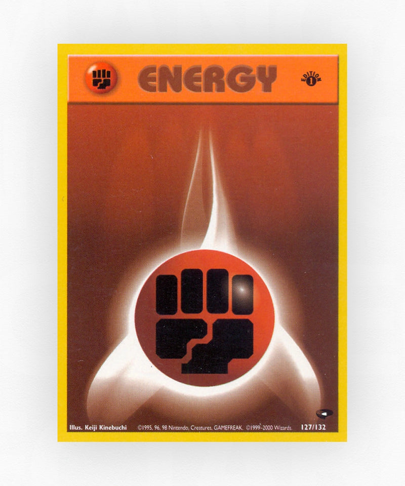 Fighting Energy - Gym Challenge 127/132 (Unlimited Non-Holo)