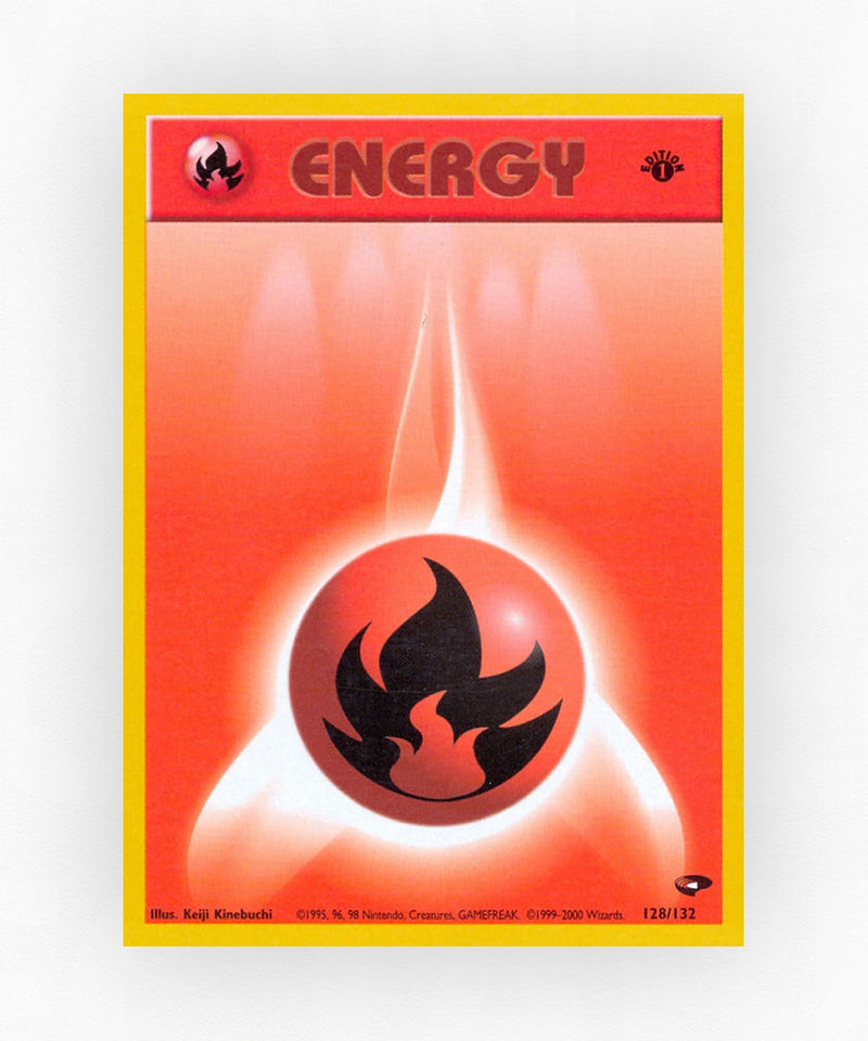 Fire Energy - Gym Challenge 128/132 (Unlimited Non-Holo)