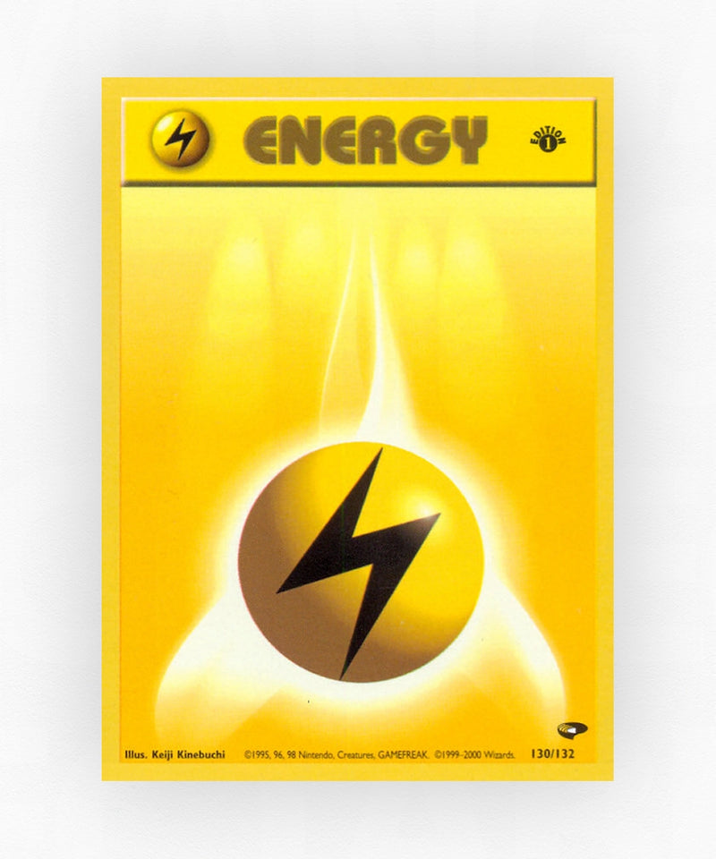 Lightning Energy - Gym Challenge 130/132 (Unlimited Non-Holo)