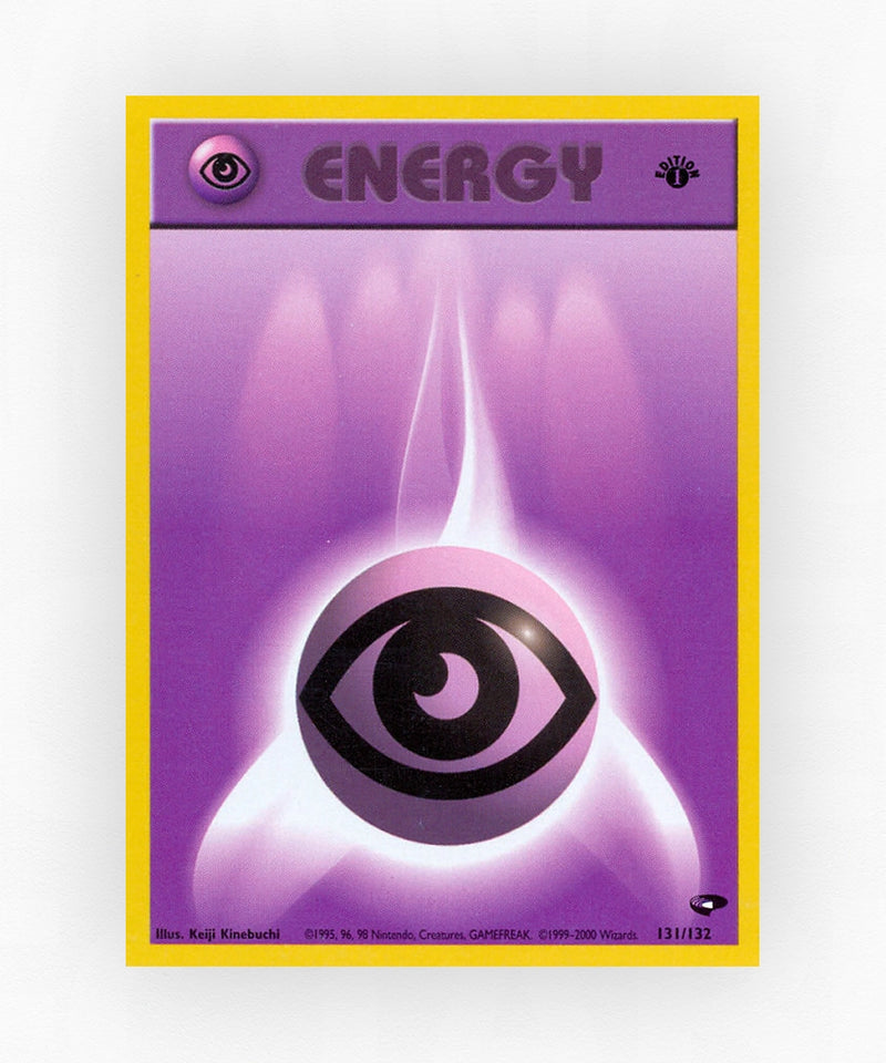Psychic Energy - Gym Challenge 131/132 (1st Edition Non-Holo)