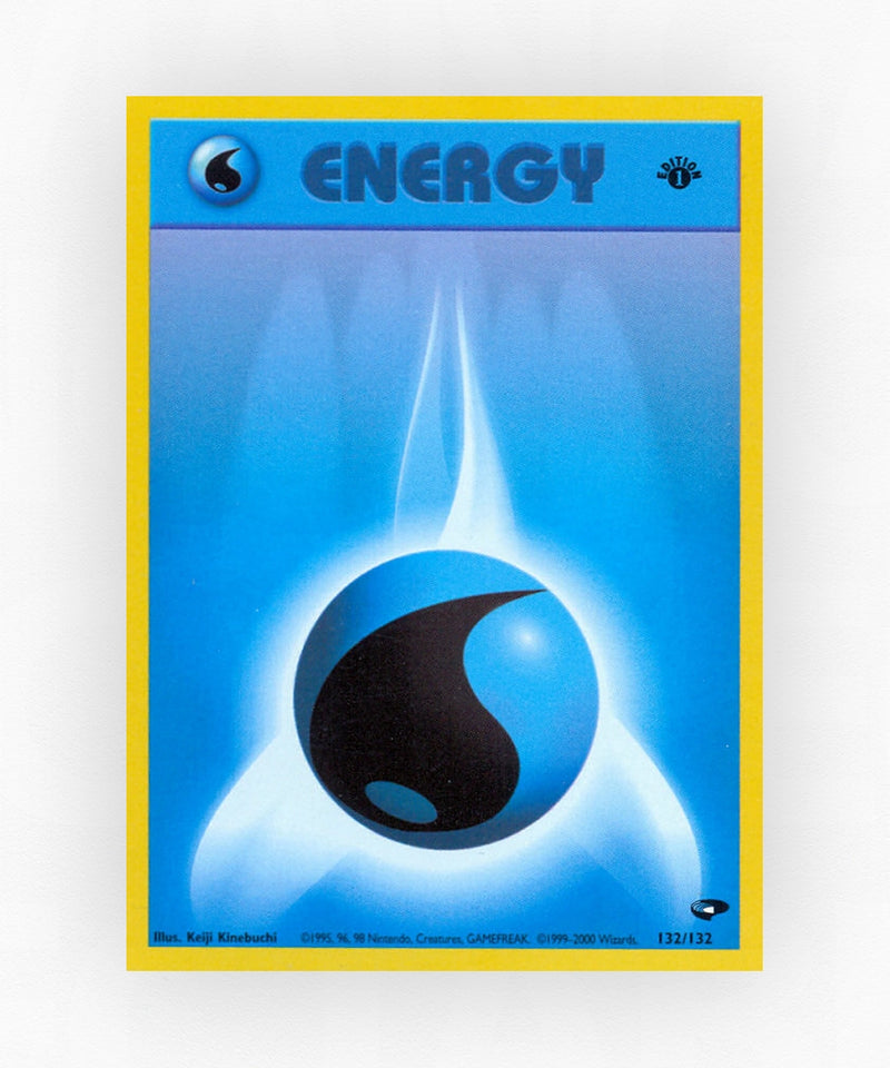 Water Energy - Gym Challenge 132/132 (1st Edition Non-Holo)