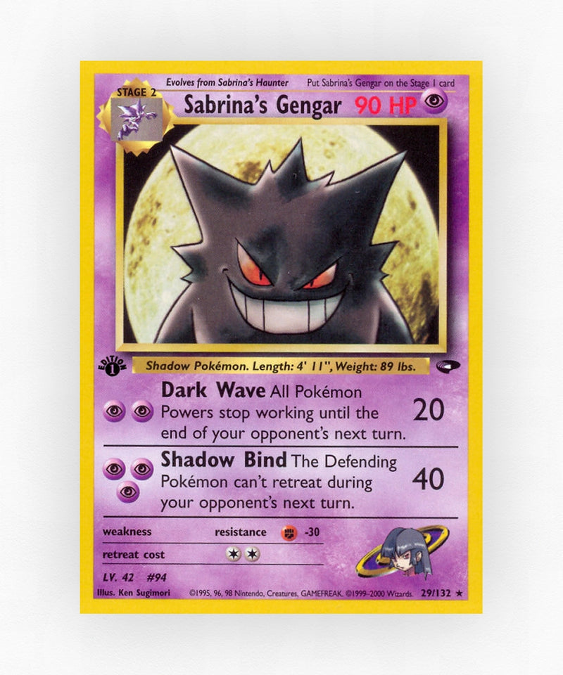 Sabrina's Gengar - Gym Challenge 29/132 (1st Edition Non-Holo)