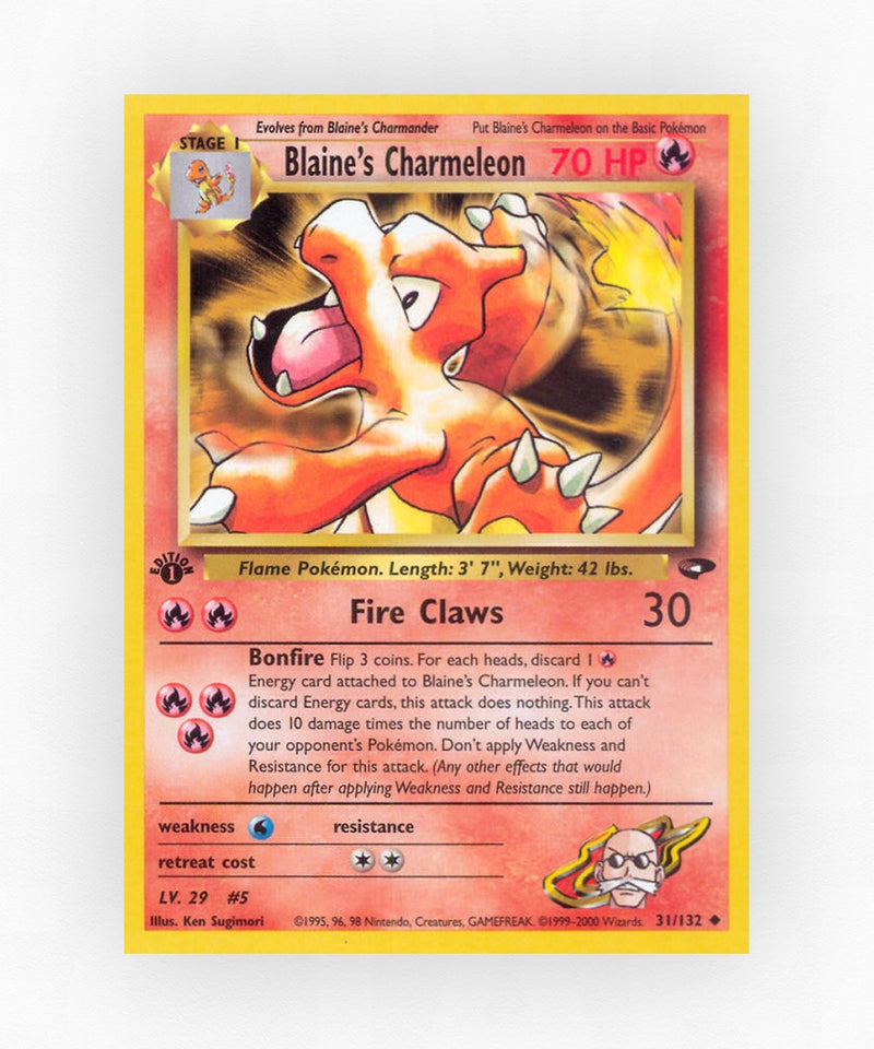 Blaine's Charmeleon - Gym Challenge 31/132 (1st Edition Non-Holo)