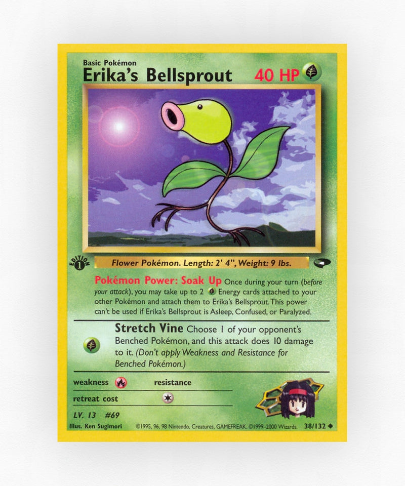 Erika's Bellsprout - Gym Challenge 38/132 (Unlimited Non-Holo)