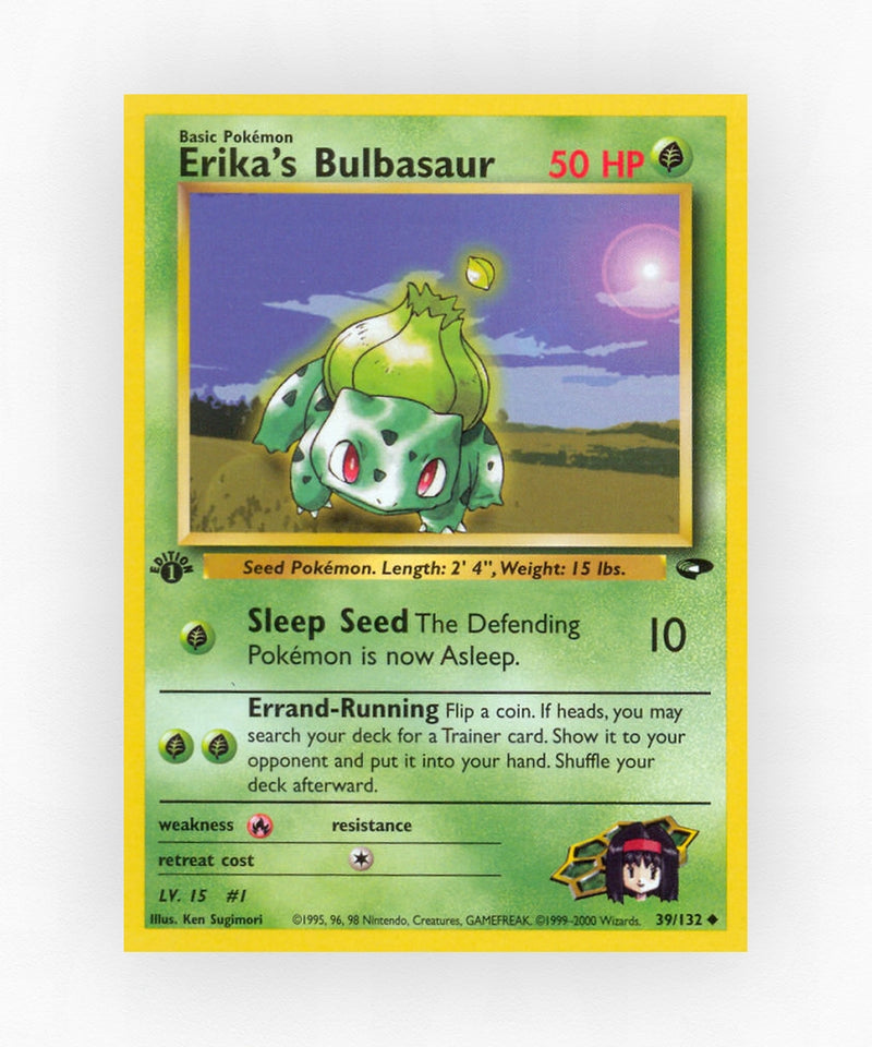 Erika's Bulbasaur - Gym Challenge 39/132 (Unlimited Non-Holo)