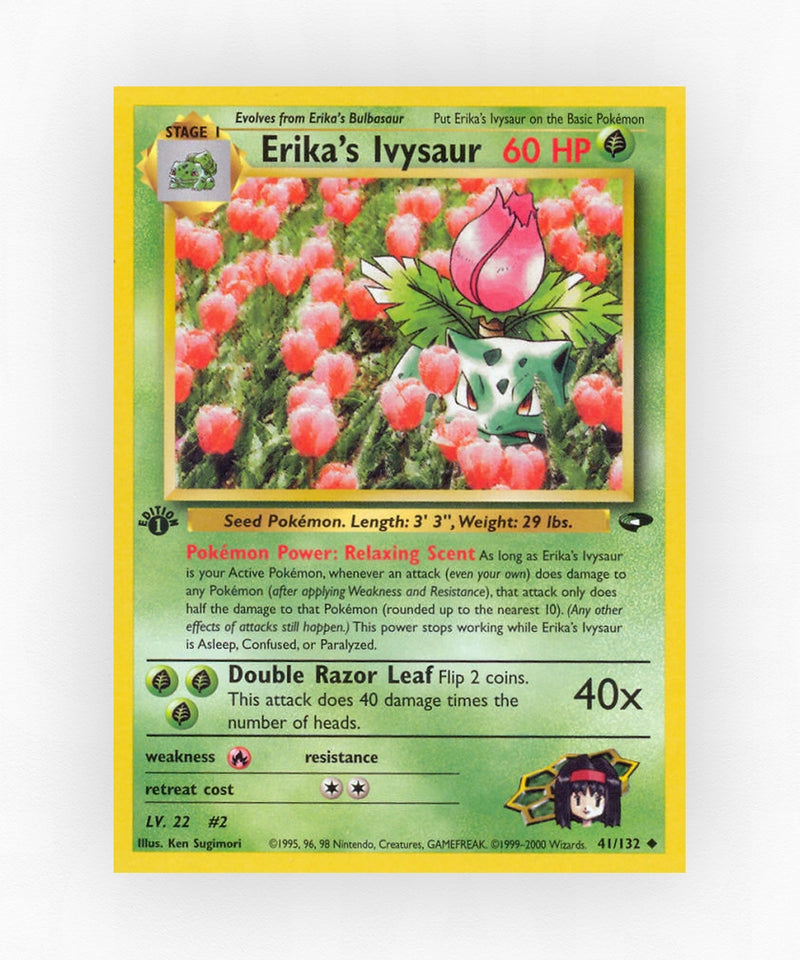 Erika's Ivysaur - Gym Challenge 41/132 (1st Edition Non-Holo)