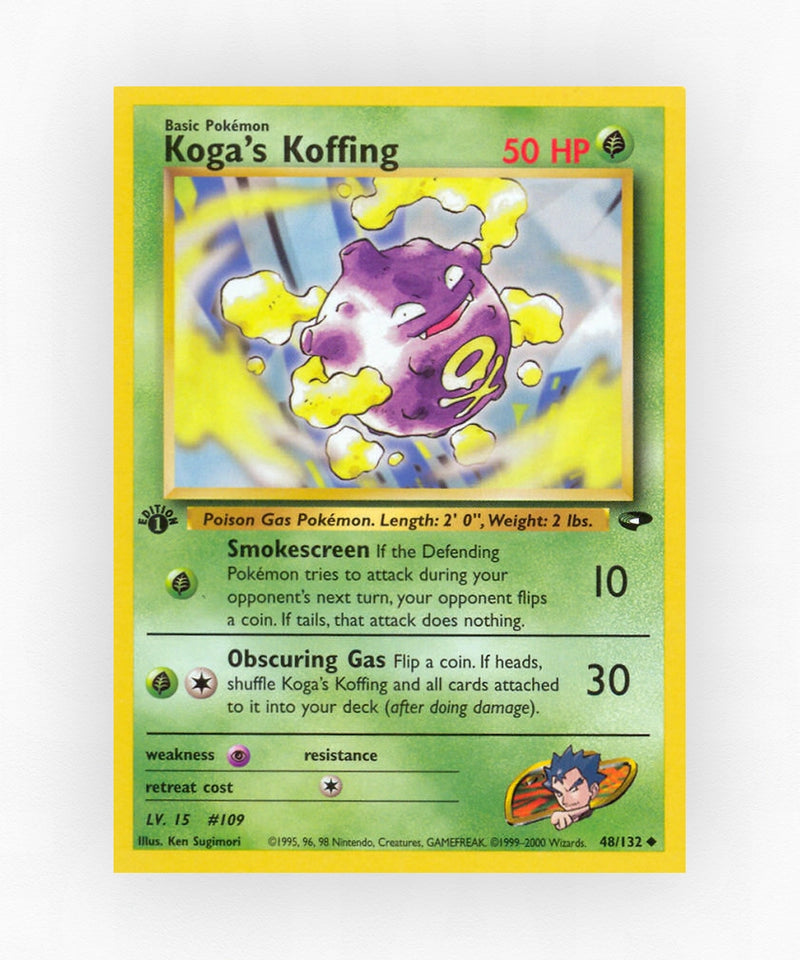 Koga's Koffing - Gym Challenge 48/132 (Unlimited Non-Holo)