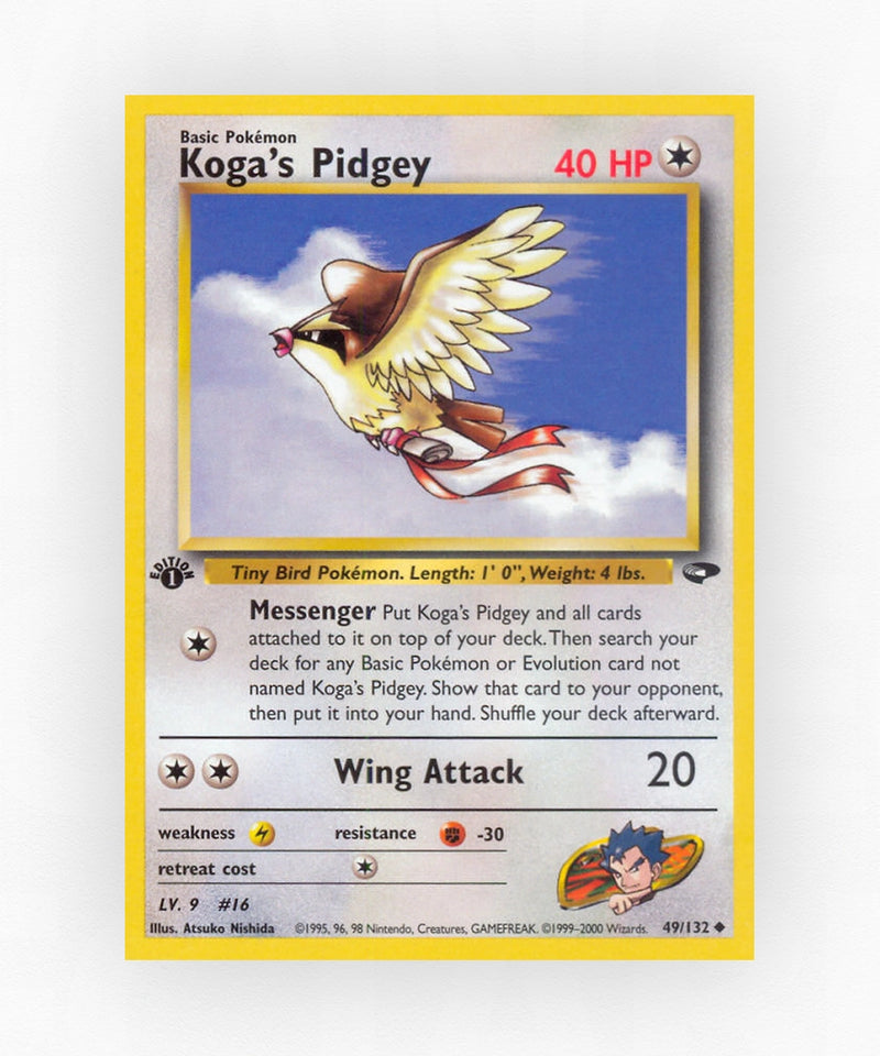 Koga's Pidgey - Gym Challenge 49/132 (Unlimited Non-Holo)