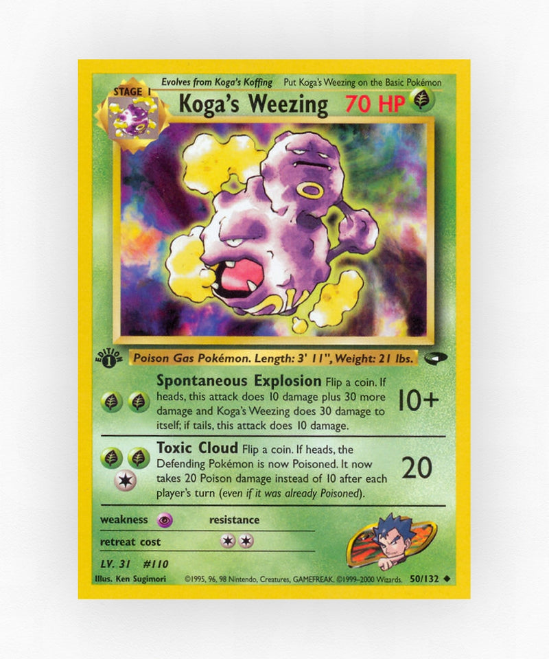 Koga's Weezing - Gym Challenge 50/132 (Unlimited Non-Holo)