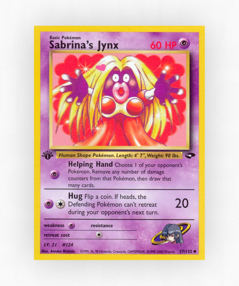 Sabrina's Jynx - Gym Challenge 57/132 (1st Edition Non-Holo)