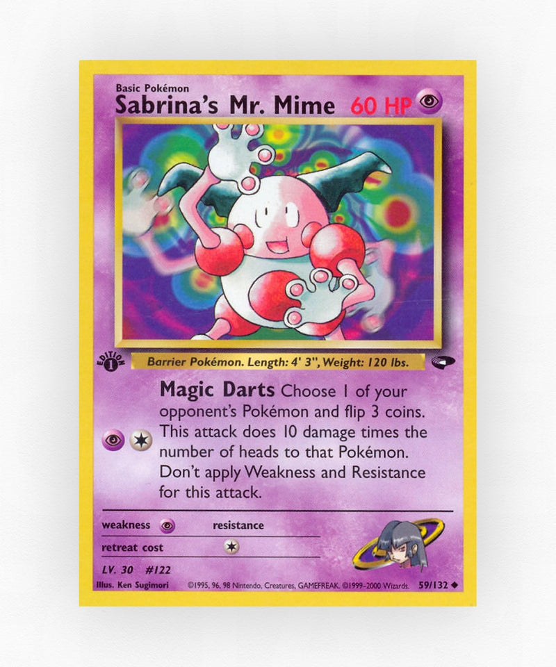 Sabrina's Mr. Mime - Gym Challenge 59/132 (Unlimited Non-Holo)