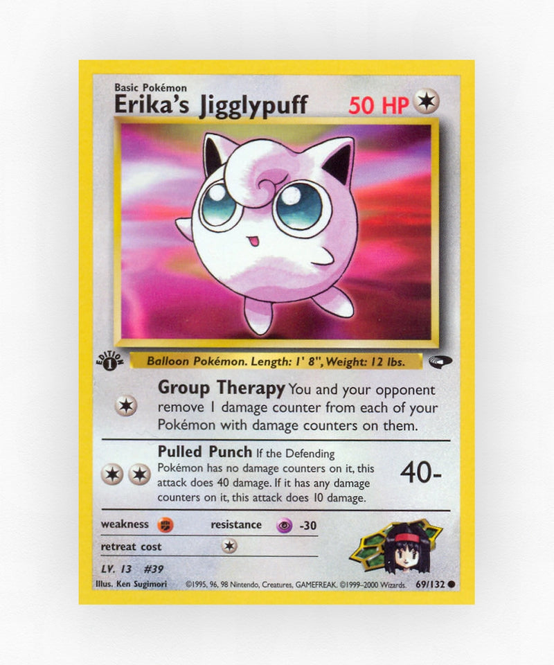 Erika's Jigglypuff - Gym Challenge 69/132 (Unlimited Non-Holo)