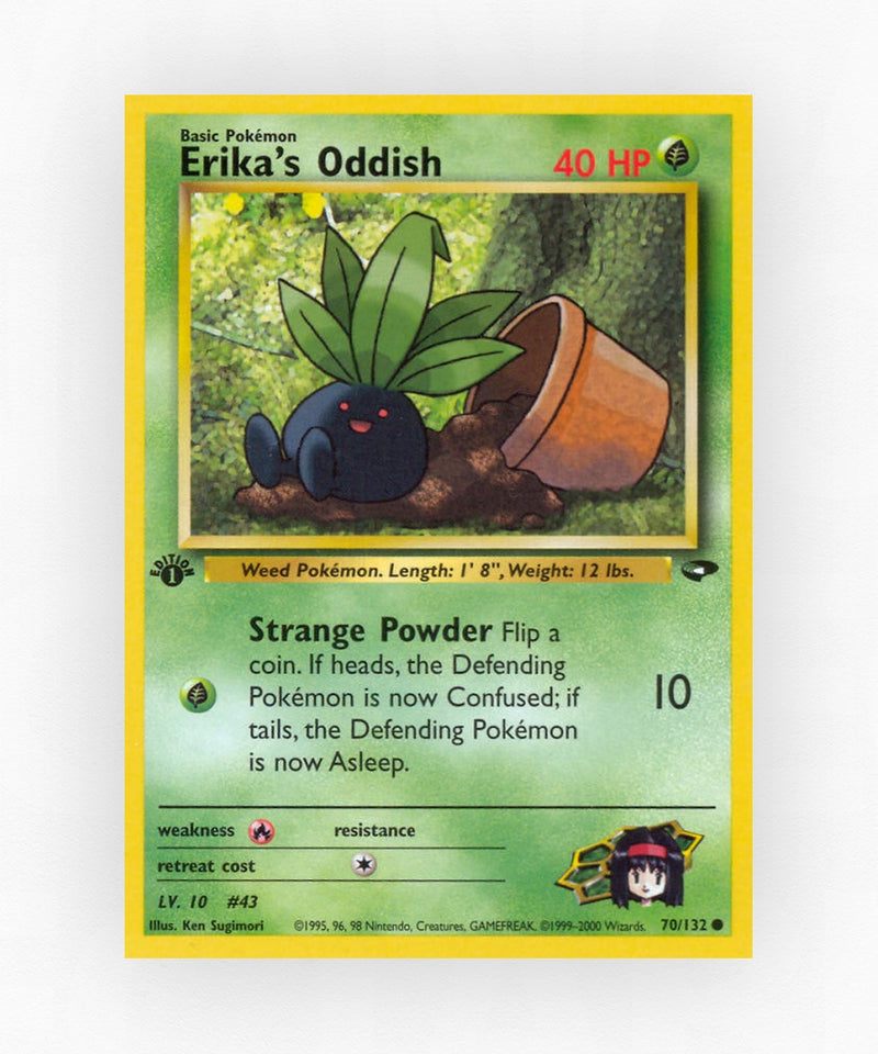 Erika's Oddish - Gym Challenge 70/132 (1st Edition Non-Holo)