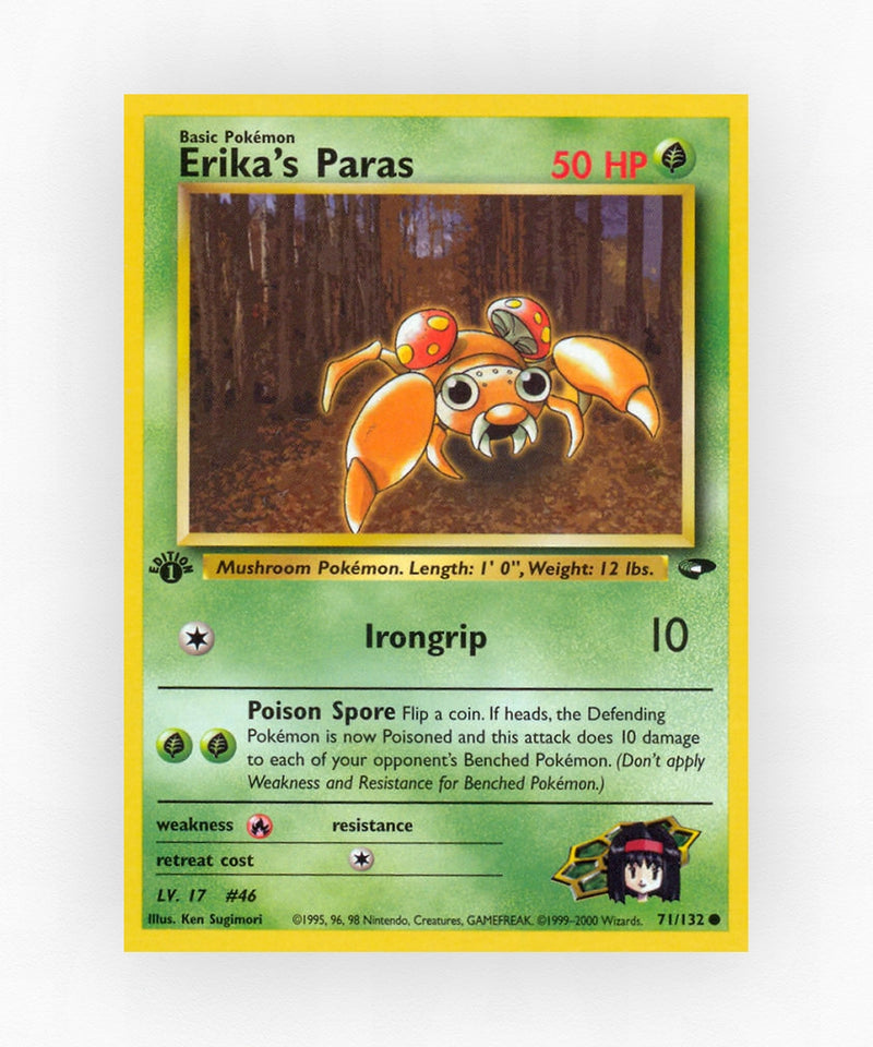 Erika's Paras - Gym Challenge 71/132 (1st Edition Non-Holo)