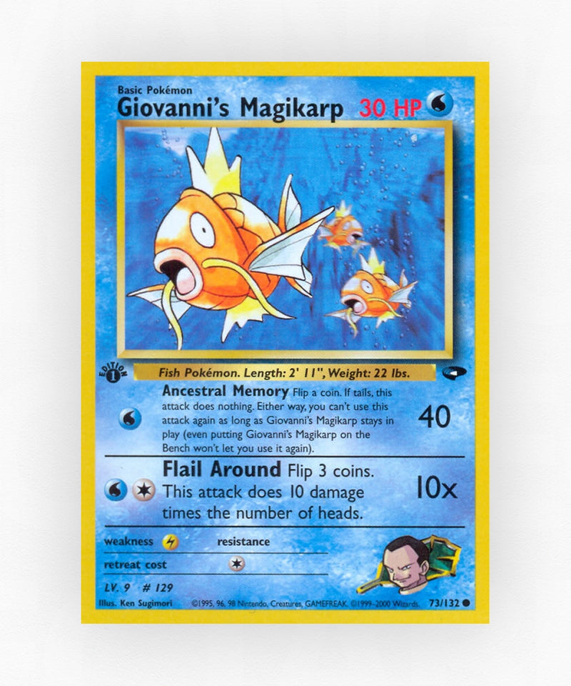 Giovanni's Magikarp - Gym Challenge 73/132 (Unlimited Non-Holo)