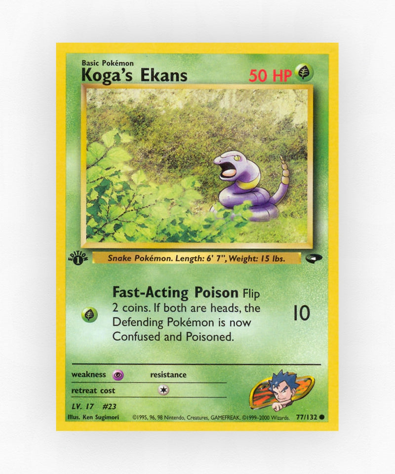 Koga's Ekans - Gym Challenge 77/132 (Unlimited Non-Holo)