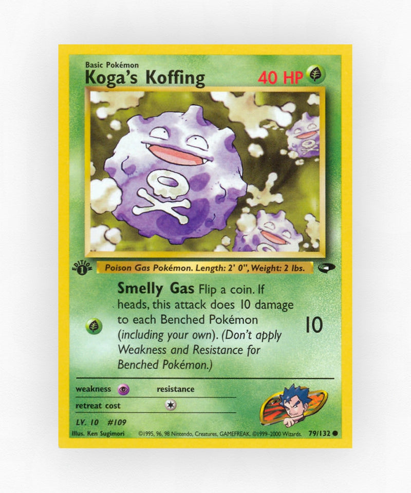 Koga's Koffing - Gym Challenge 79/132 (Unlimited Non-Holo)