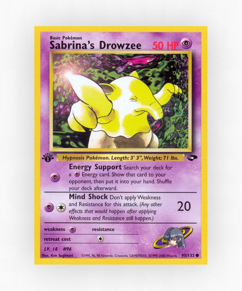 Sabrina's Drowzee - Gym Challenge 95/132 (1st Edition Non-Holo)