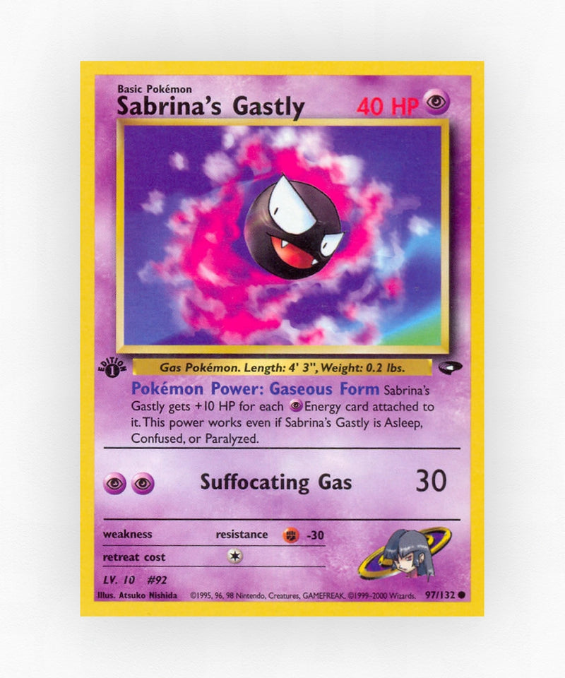 Sabrina's Gastly - Gym Challenge 97/132 (Unlimited Non-Holo)