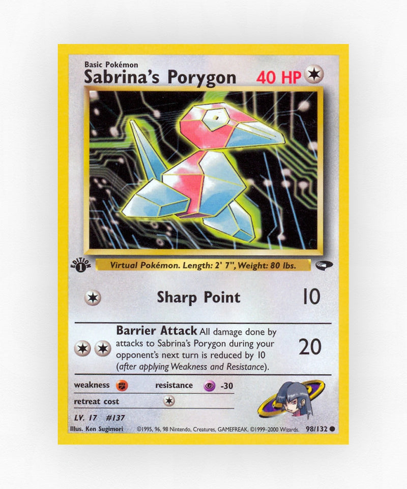 Sabrina's Porygon - Gym Challenge 98/132 (1st Edition Non-Holo)