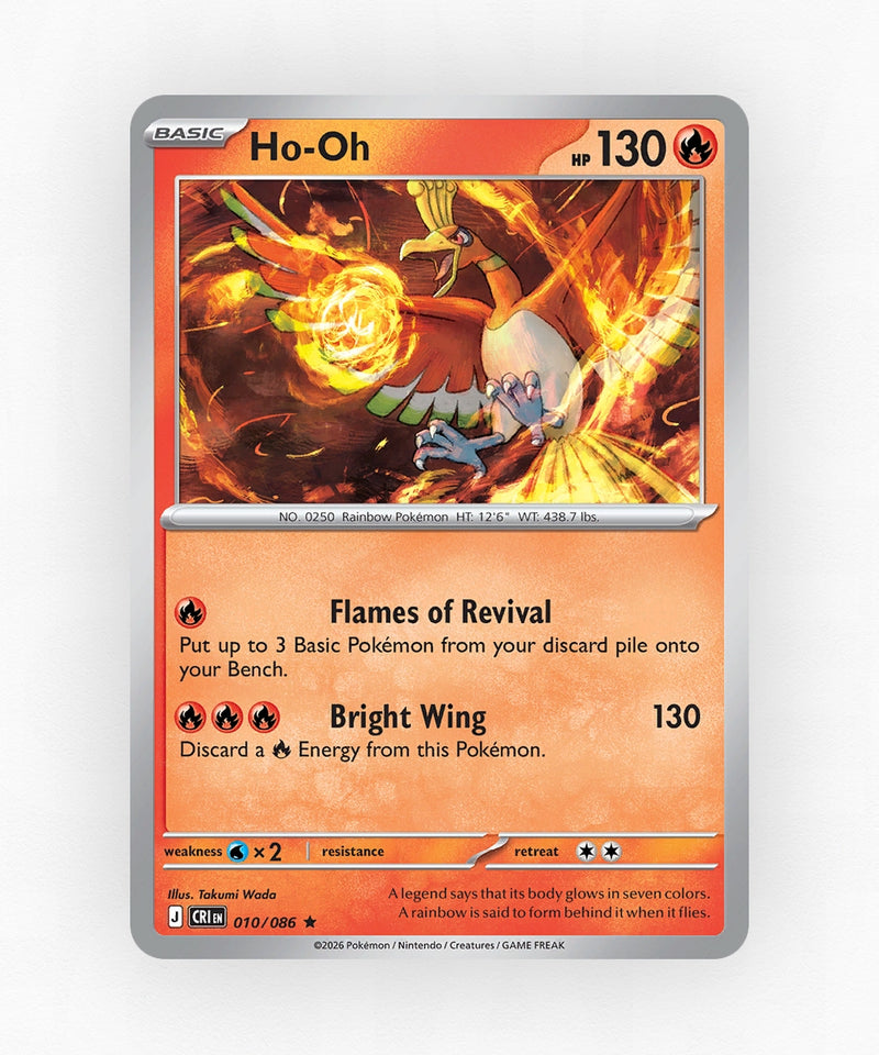 Ho-Oh - Chaos Rising 10/86 (Holo)