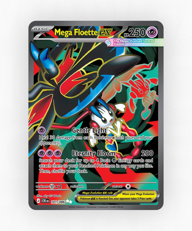 Mega Floette ex - Chaos Rising 101/86 (Holo)