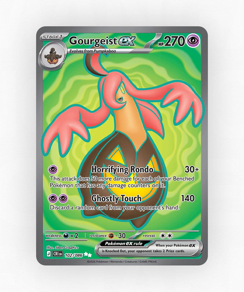 Gourgeist ex - Chaos Rising 102/86 (Holo)