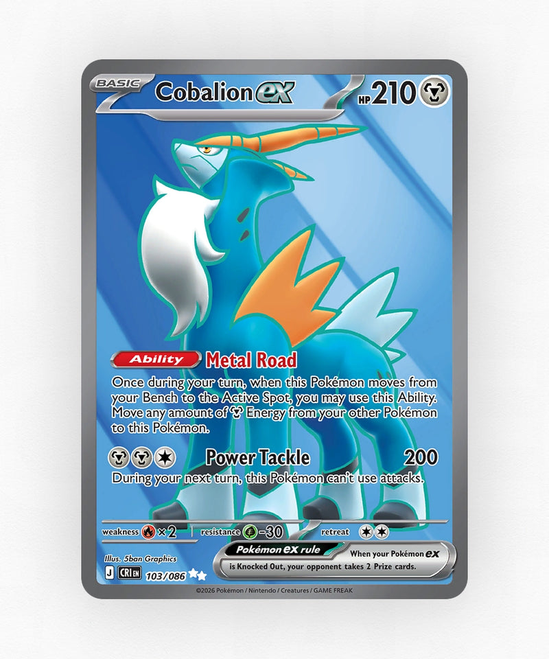 Cobalion ex - Chaos Rising 103/86 (Holo)