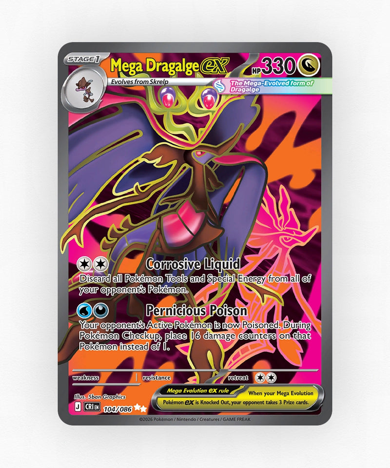 Mega Dragalge ex - Chaos Rising 104/86 (Holo)