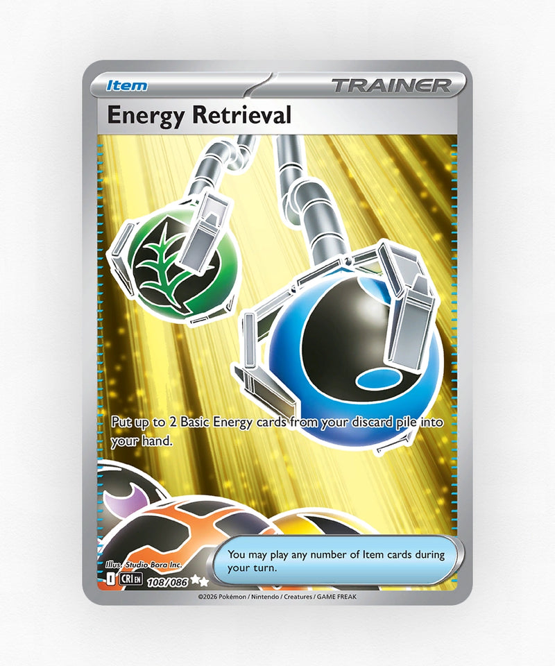 Energy Retrieval - Chaos Rising 108/86 (Holo)
