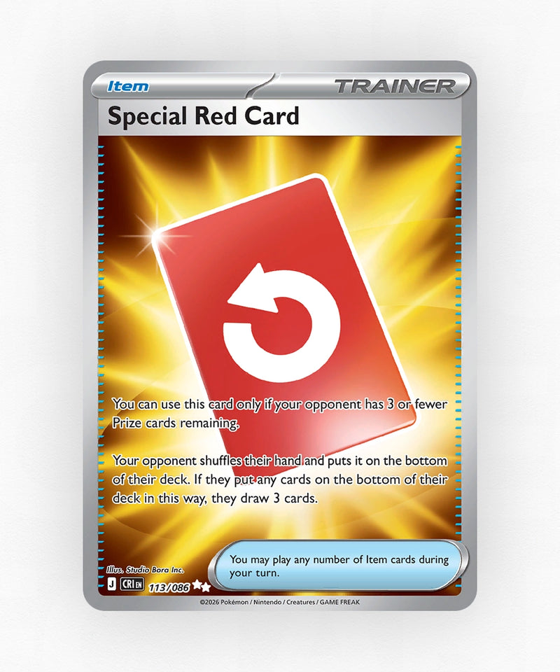 Special Red Card - Chaos Rising 113/86 (Holo)
