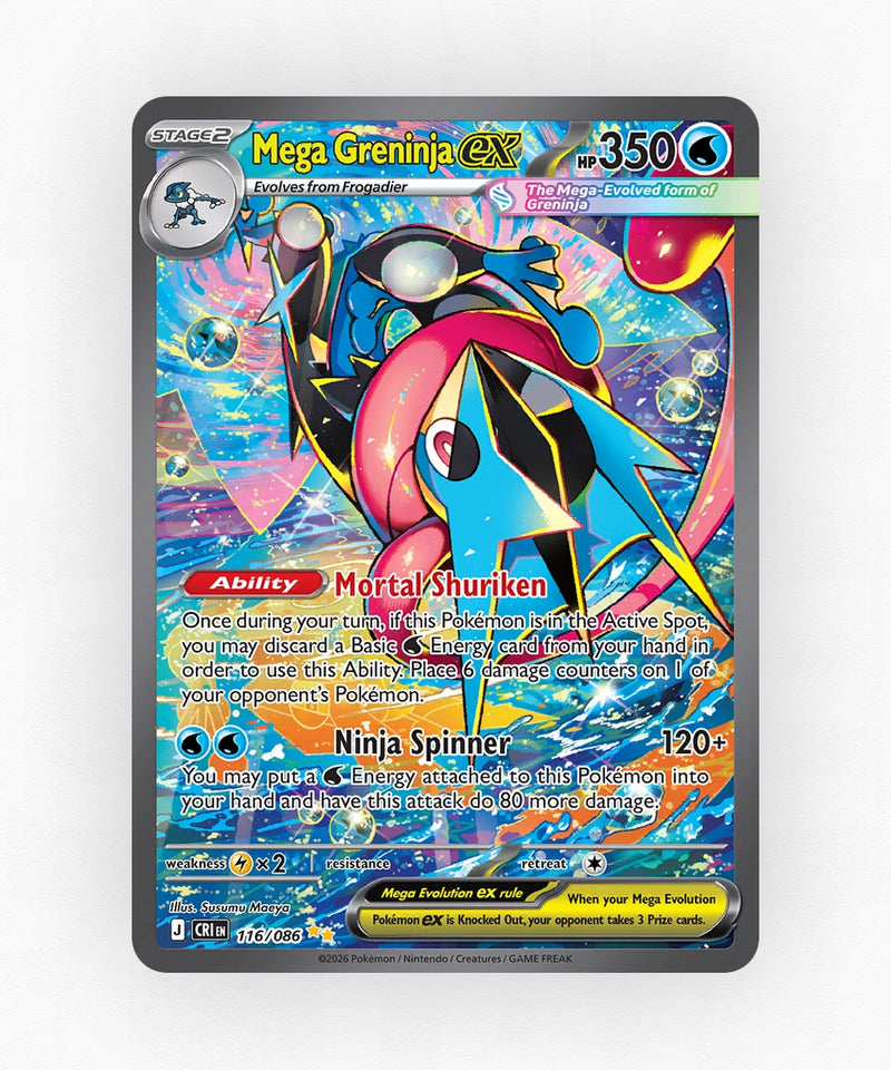 Mega Greninja ex - Chaos Rising 116/86 (Holo)