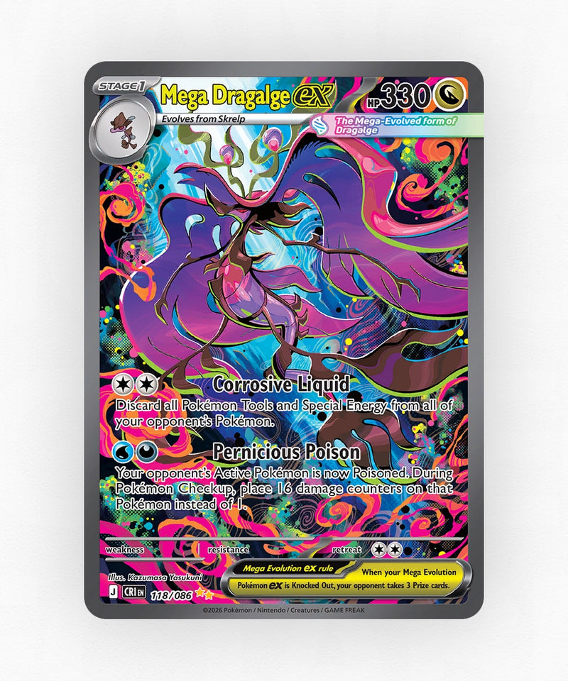 Mega Dragalge ex - Chaos Rising 118/86 (Holo)
