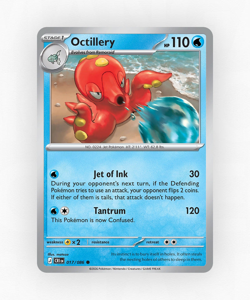 Octillery - Chaos Rising 17/86 (Reverse Holo)