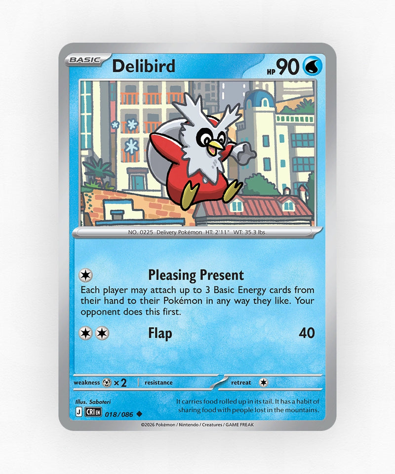 Delibird - Chaos Rising 18/86 (Non-Holo)