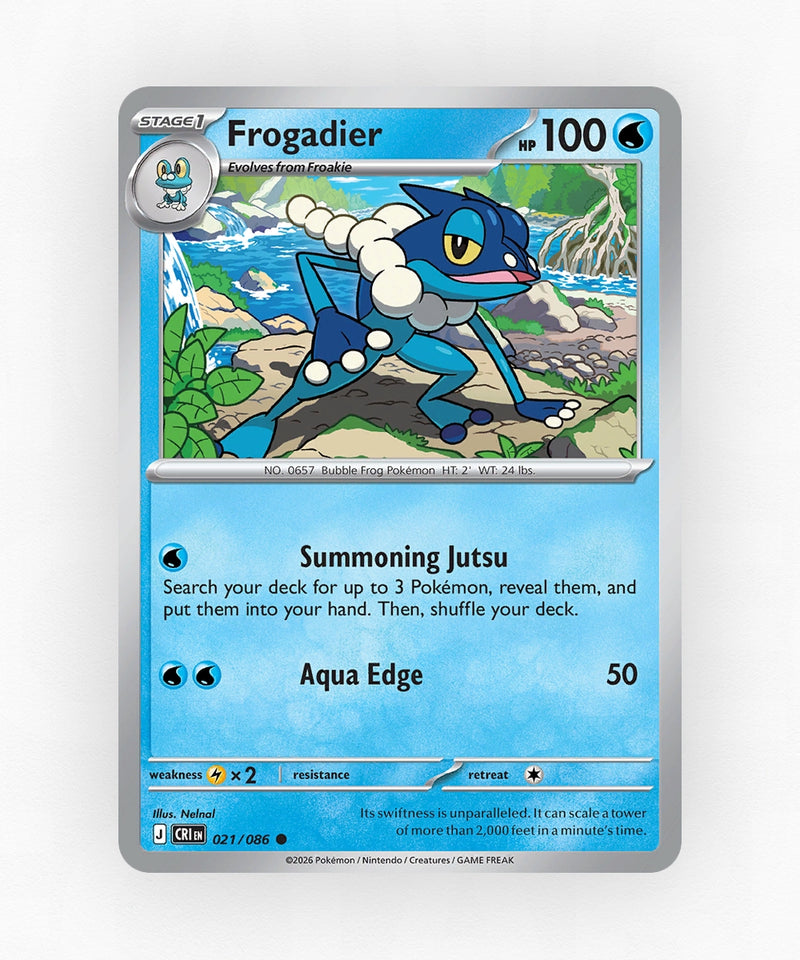 Frogadier - Chaos Rising 21/86 (Non-Holo)