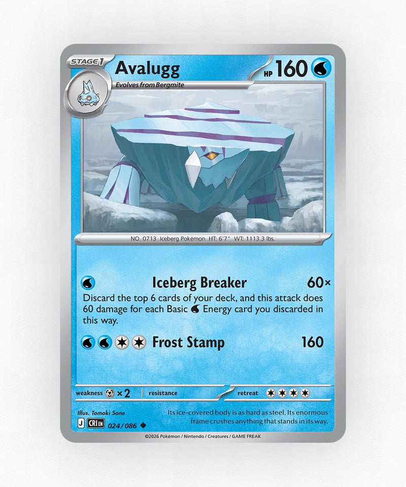 Avalugg - Chaos Rising 24/86 (Reverse Holo)