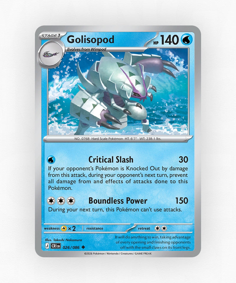 Golisopod - Chaos Rising 26/86 (Non-Holo)