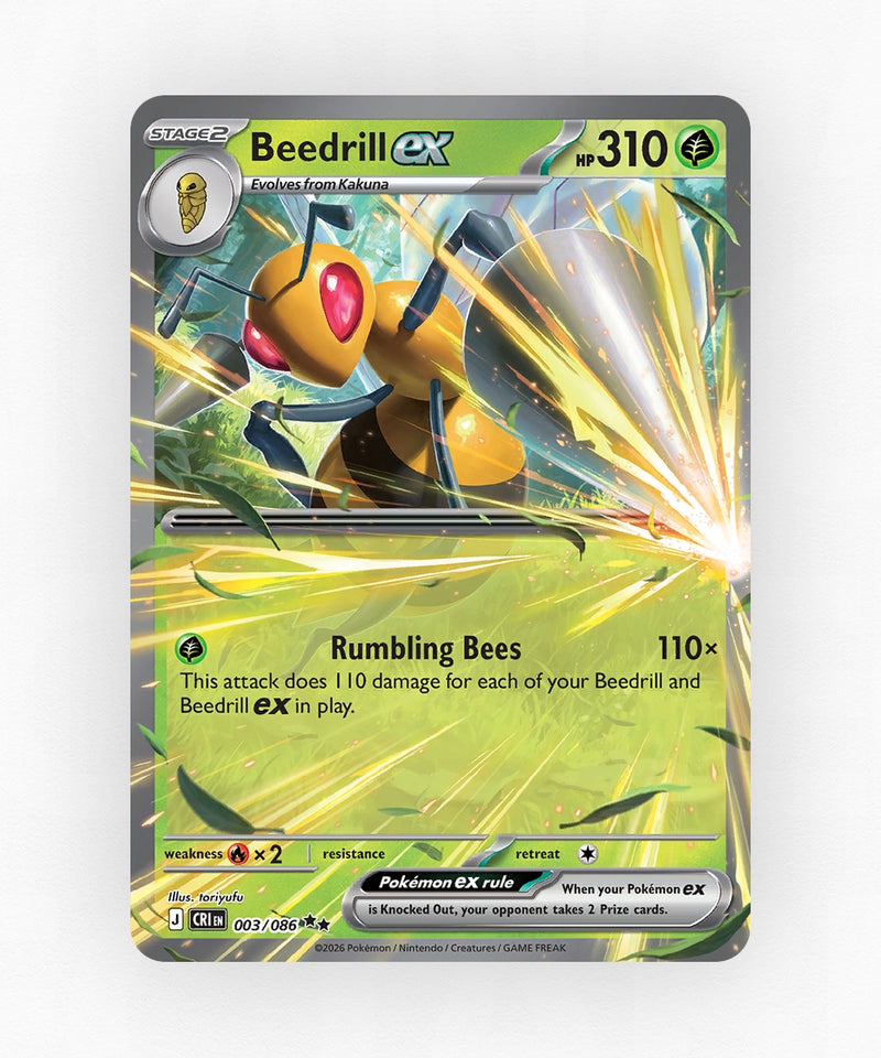 Beedrill ex - Chaos Rising 3/86 (Holo)