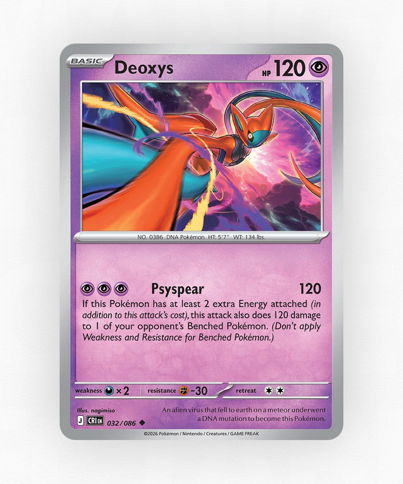 Deoxys - Chaos Rising 32/86 (Reverse Holo)