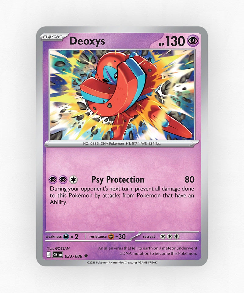 Deoxys - Chaos Rising 33/86 (Non-Holo)