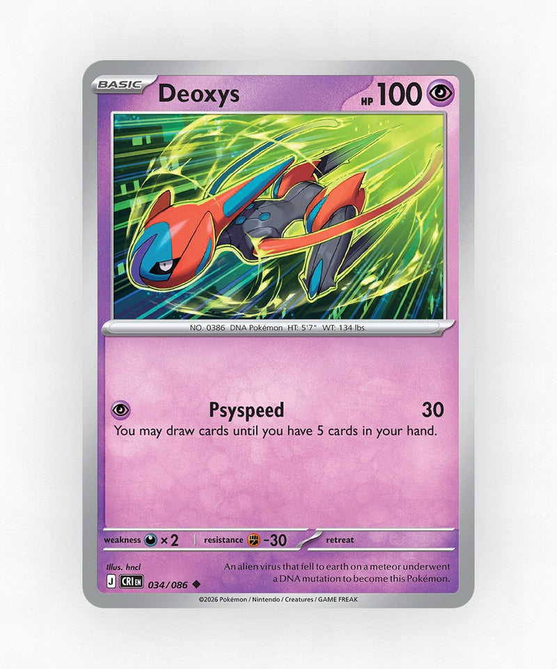 Deoxys - Chaos Rising 34/86 (Reverse Holo)