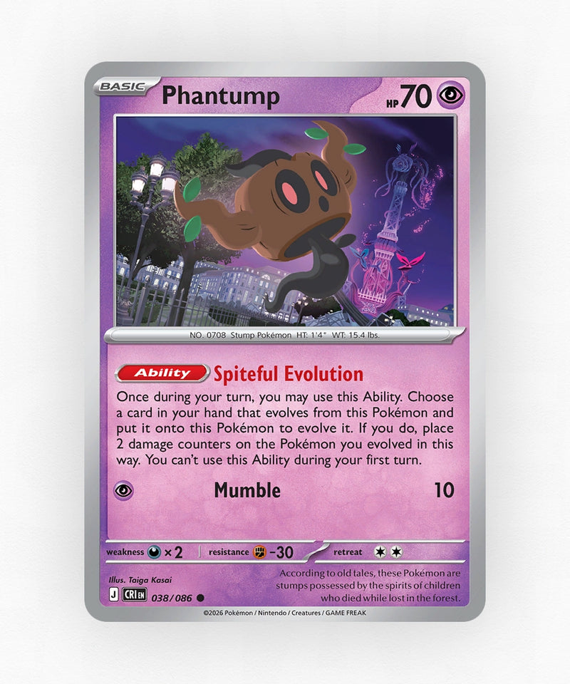 Phantump - Chaos Rising 38/86 (Reverse Holo)