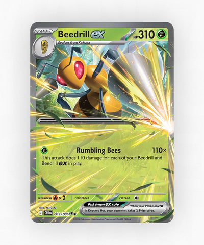 Beedrill ex - Chaos Rising 3/86 (Holo)