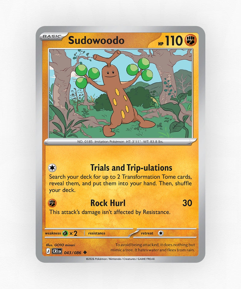 Sudowoodo - Chaos Rising 43/86 (Reverse Holo)