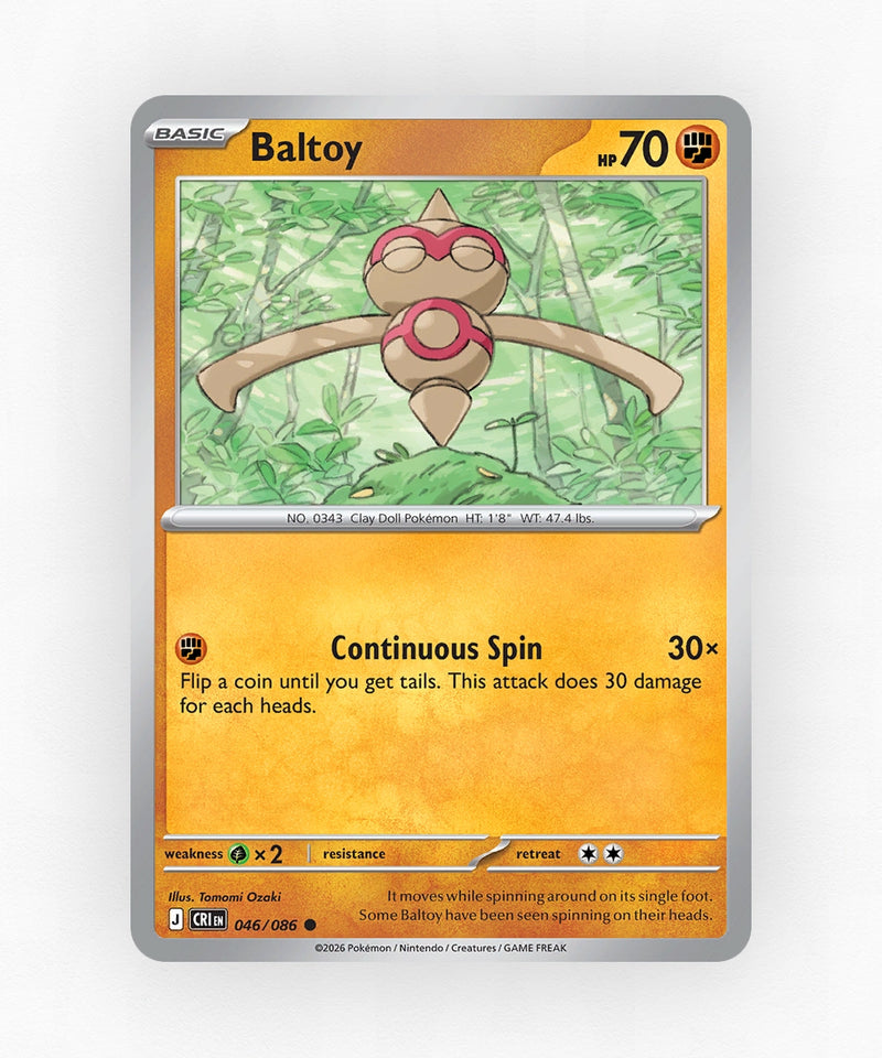 Baltoy - Chaos Rising 46/86 (Reverse Holo)