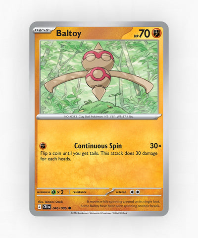 Baltoy - Chaos Rising 46/86 (Reverse Holo)