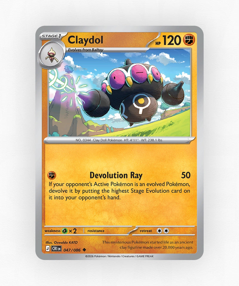 Claydol - Chaos Rising 47/86 (Non-Holo)